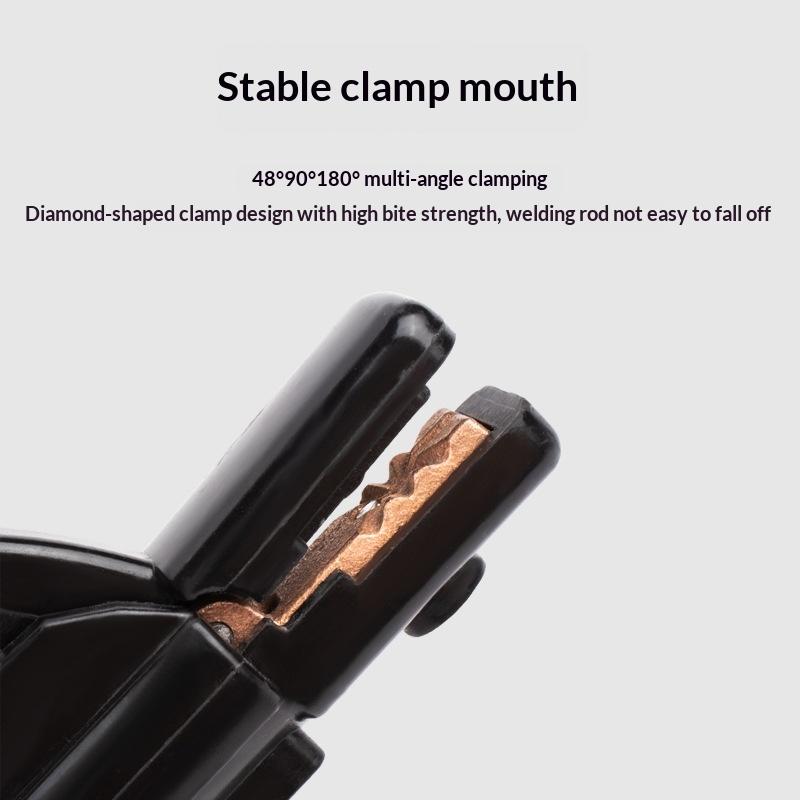 1 шт. Медные клещи с тяжелыми губками и мягкой рукояткой 300 А держатель электрода для дуговой ММА сварки