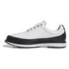 MC80 Spikeless Golf Бело-черные кроссовки унисекс Cloud-White Core-Black Ярко-красный ID4750