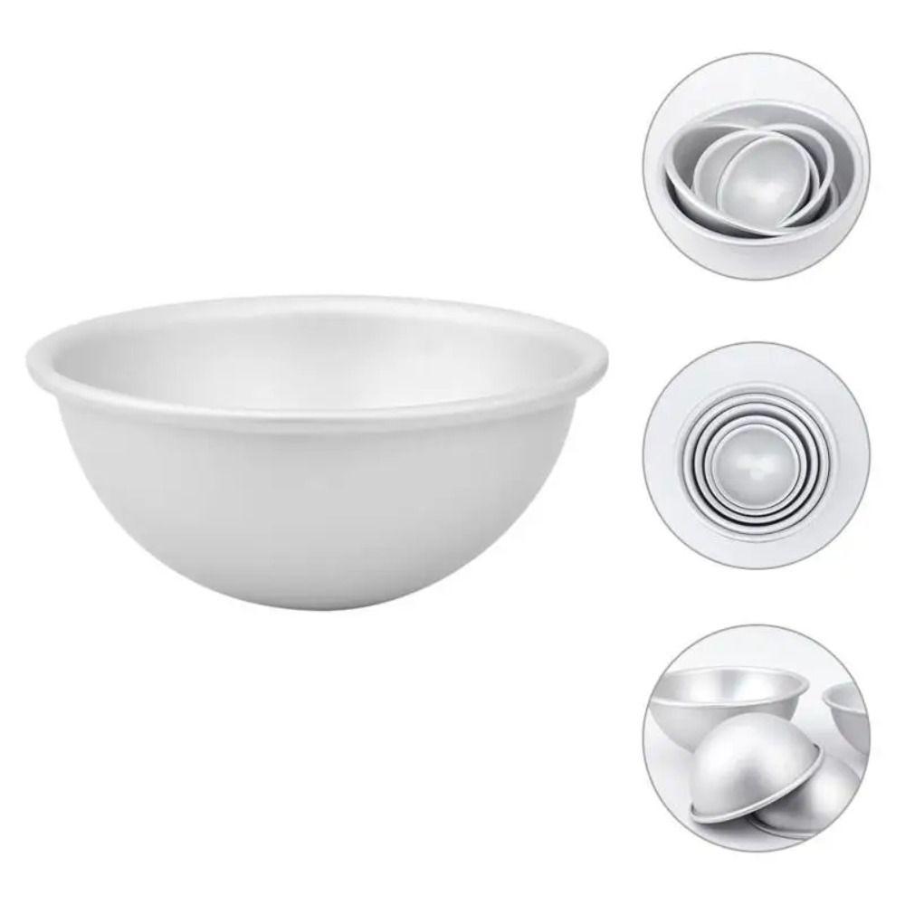 Aluminum Zinc Zinc Alloy Half Round Ball Cake Mold Semicircle Doll Dress Cake Mold Pudding
