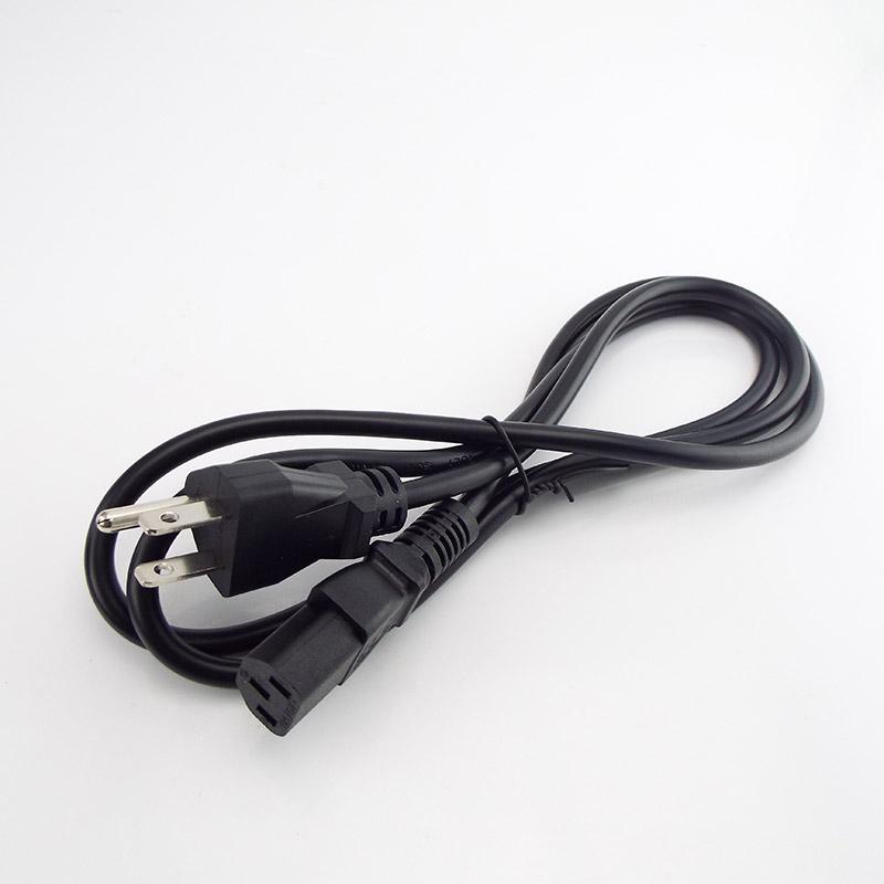 1.5m EU IEC C13 Computer AC Power Supply Cable Copper Wire Connector Printer Monitor PC Extension Cord