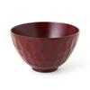 Kishu лакированная посуда Tsunoda Seibei Shoten суповая миска Bumpy Bowl S деревянная нанопокрытие можно мыть в посудомоечной машине винно-красный WR-455745