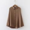 Женская рубашка осенняя винтажная рубашка с длинными рукавами модный темперамент тонкий топ