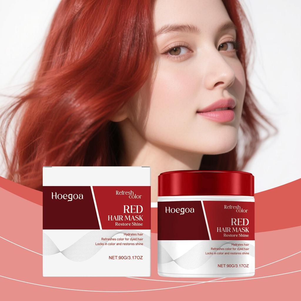 Hoegoa Moisturizing Hair Mask (90g), Nourishes and Smooths Hair, Evens Out Hair Color, Improves Dry and Frizzy Hair,for Daily Hair Care