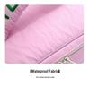 Korean Style Pastel Cotton-Filled Handbag Cosmetic & Travel Wash Bag