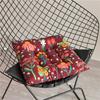 Soft Cotton Thickened Chair Seat Cushion 8 Colors Linen Chair Cushion Office Four Seasons Hip Pad