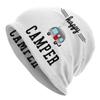 Happy Camping Trailer Camper Skullies шапочки кепки для унисекс женские уличные зимние теплые вязаные шапки для взрослых шапки с капюшоном
