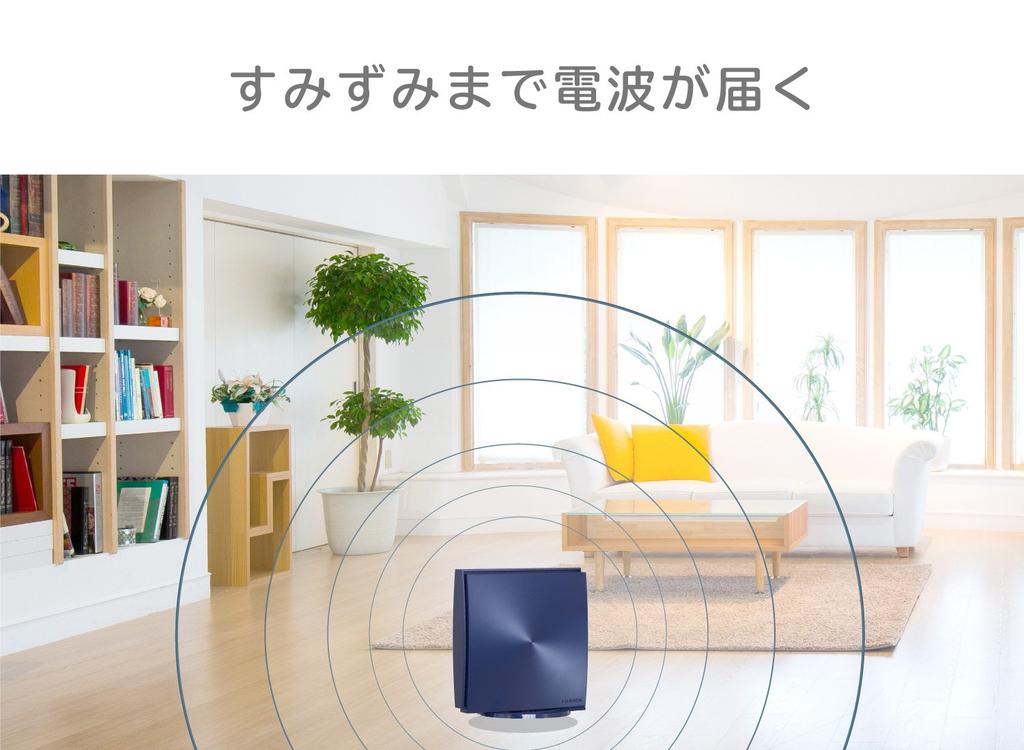 DATA WiFi Wireless LAN IPv6 Dual I-O Router, AC2000, 1733+300Mbps, Filtering, Band, 3-Story/4LDK, Money-Back Guarantee, WN-AX2033GR2/E