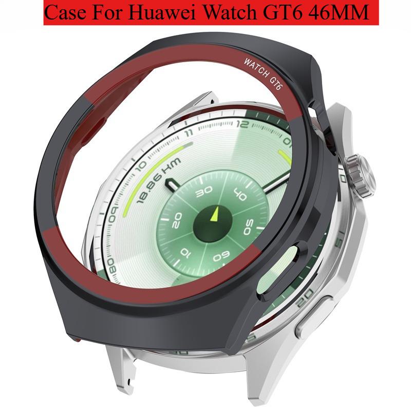 Защитный чехол для Huawei Watch GT6 46 мм, Смарт-часы для исследования космоса, Защитная пленка для экрана, Полый корпус, Защитная крышка