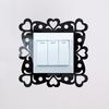 1Pc Switch Sticker Fashion Wall Stickers Simplicity Geometry Personality Love Pattern Waterproof Acrylic