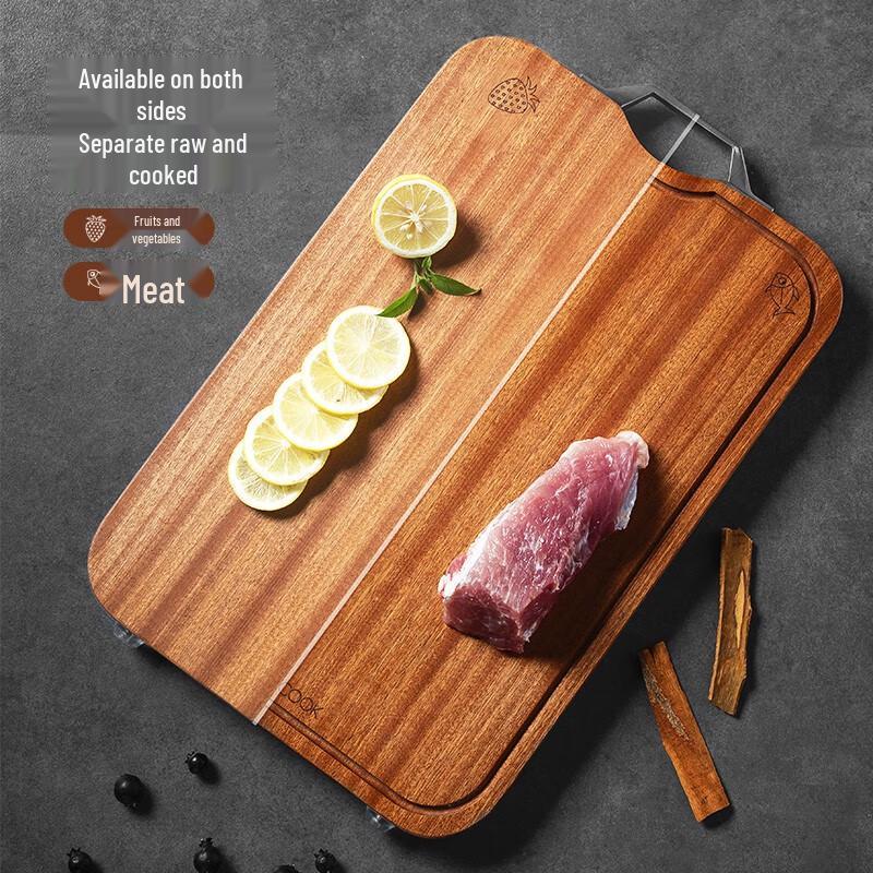 Разделочная доска Meichu из черного дерева, цельная древесина