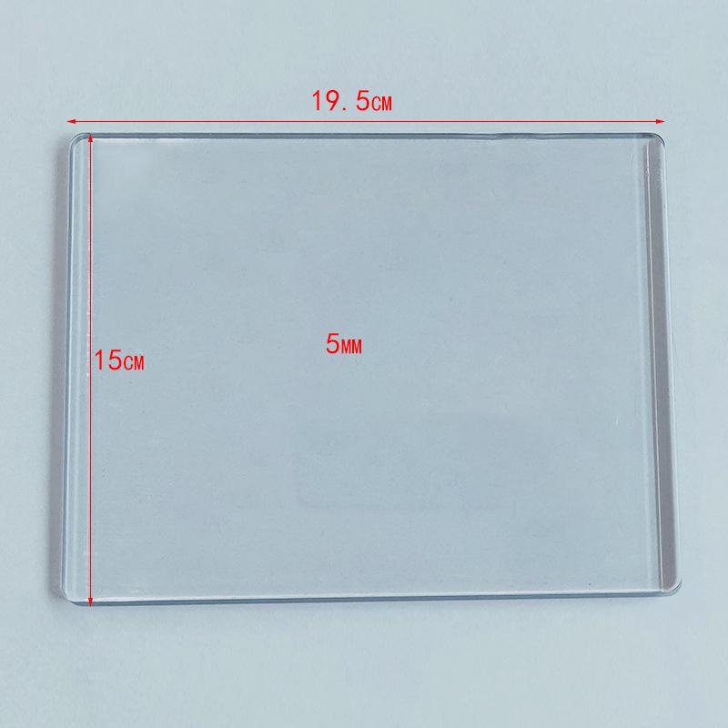 Paper Craft Machine Mat Board 3mm 5mm Die Cutting Embossing Machine Durable Plastic Plates Replacement Pad