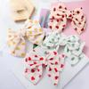 Handmade Triple Layer Heart Bow Hair Clip Women Sweet Forest Style Large Tulle Clamp