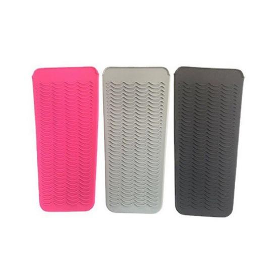 Силиконовый термостойкий коврик, выпрямитель для волос, плоский утюг, щипцы для завивки, волнистый дизайн, противоскользящие щипцы для завивки, теплоизоляционный чехол