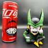 12cm Anime Dragon Ball Cute Cell Sitting Posture Erect Middle Finger Action Figure Pvc Model Doll Collection Statue Ornament Toy