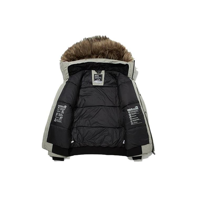 THE NORTH FACE Down Jackets Unisex Dark Beige Hooded Moderate Other NJ1DM68E