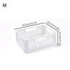 1-3pcs Plastic Foldable Storage Crate Folding Box Basket Stackable Jewellery Toys Boxes Organizer Cosmetic Drawer Case Portable