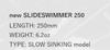 Deps Новая медленно тонущая приманка Slide Swimmer 250 21 (8212)
