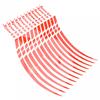 18 21 Inch Wheel Rim Reflective Sticker Tape Red Decals for Sporty Bikes