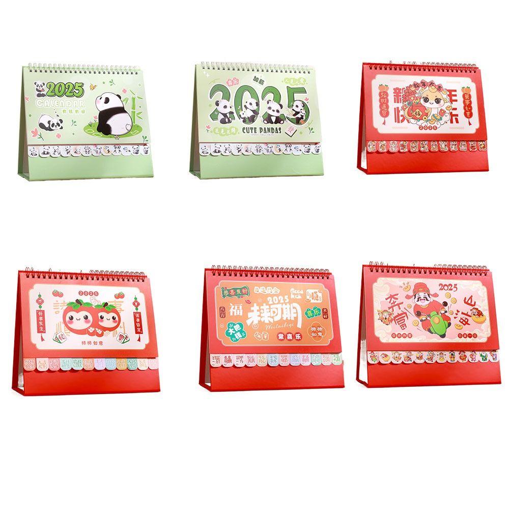 Настольный календарь-флип на 2025 год, ежедневный, месячный, настольный календарь для студента