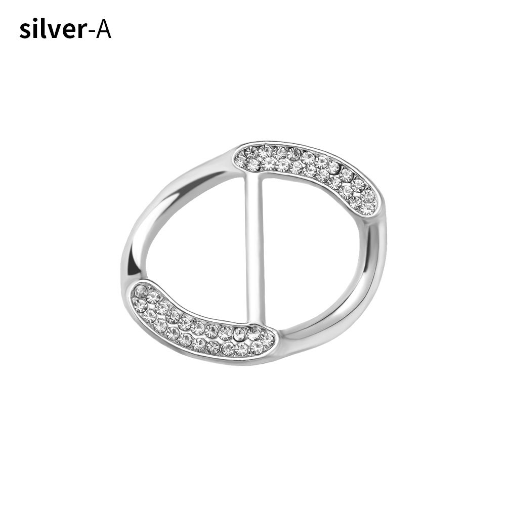 Corner Hem Shirt Hem Decorative Buckle Knotted Buckle Ring Clothes Tighten Silk Scarf Buckle