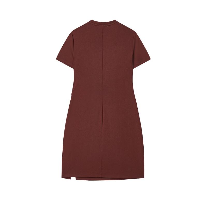 FILA ORIGINALE Short Sleeved Dress Women's Terracotta Red Brown F51W529313F-BN