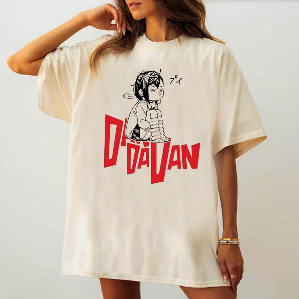 Dandadan tshirt Women Retro Breathable Gothic anime Y2k tshirt Pop Culture aesthetic Digital Psychedelic Graphic Breathable
