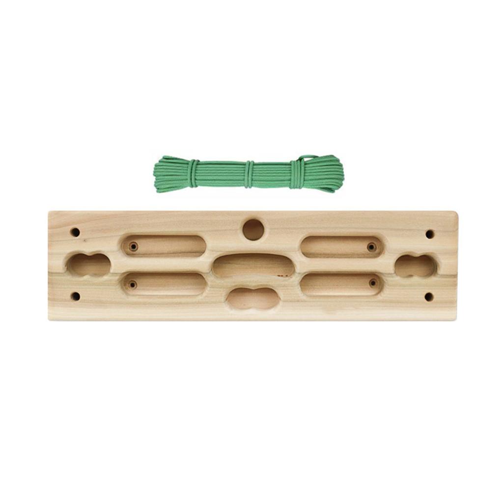 Wood Climbing Fingerboard Climbing Hangs Board Indoor Rock Climbing Fingerboard for Doorway Outdoor Indoor Enduring