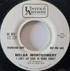 7-дюймовая пластинка MELBA MONTGOMERY - I Can't Get Used To Being Lonely UA803 United Artists  1964 UK Фолк Б/У