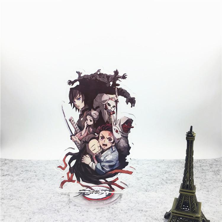 Акриловая подставка с изображением Танджиро и персонажей из «Истребителя демонов» — Идеально для украшения стола и в качестве подарка