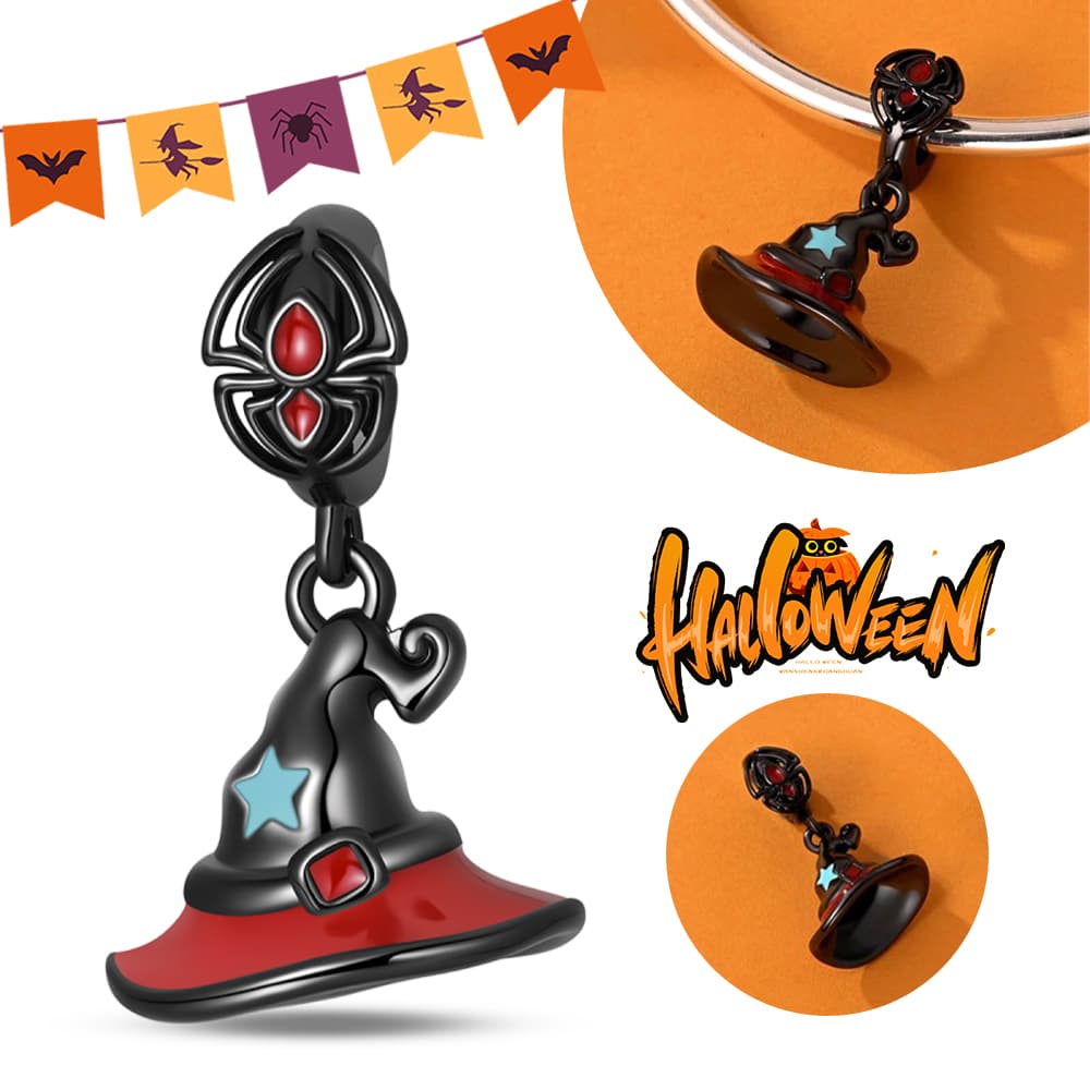 Хэллоуин Вечеринка Медный Светящийся Скелет Гроб Подвеска Бусины Подходят Браслет-шарм Для Изготовления Ювелирных Изделий Женские Подарки