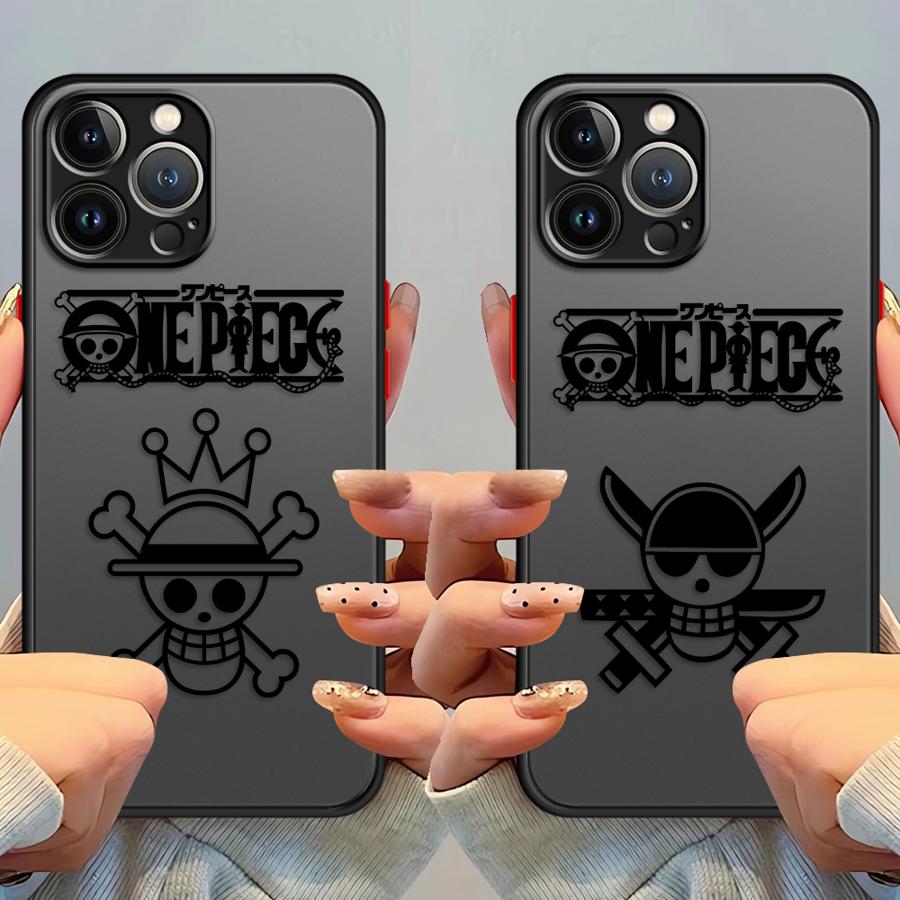 Чехол с логотипом аниме One Piece для iPhone 17 Pro Max Air 12 7 8 SE 11 XS XR 13 Mini 15 16 Plus 14 Funda Задняя крышка телефона
