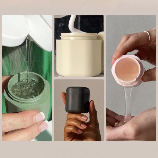 1/3Pcs Portable Travel Container Leak Proof Shampoo Conditioner Shower Gel Magnetic Capsule Empty Storage Box Multi-purpose Cosmetic Refillable Bottle