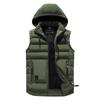 Men Winter Vest Male Thick Warm Waistcoat Cotton Casual Soft Vests Mens Windproof Sleeveless Jacket Parkas 