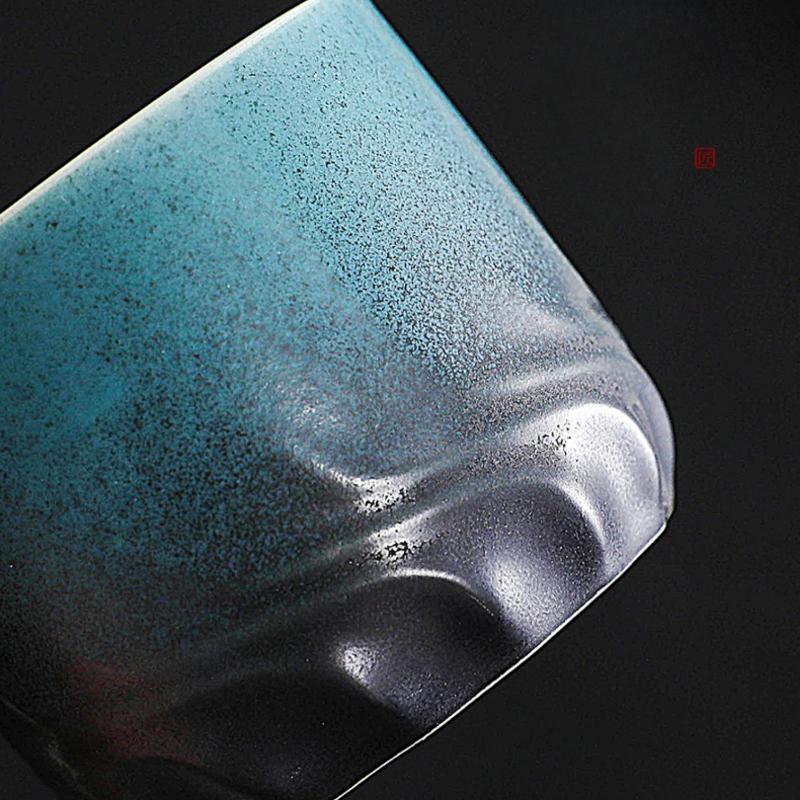 Креативная Изысканная кофейная чашка ручной работы, винтажная кофейная чашка с деревянной ручкой, кружки, чашки, кружки, посуда для напитков, кухня, столовая, бар, дом