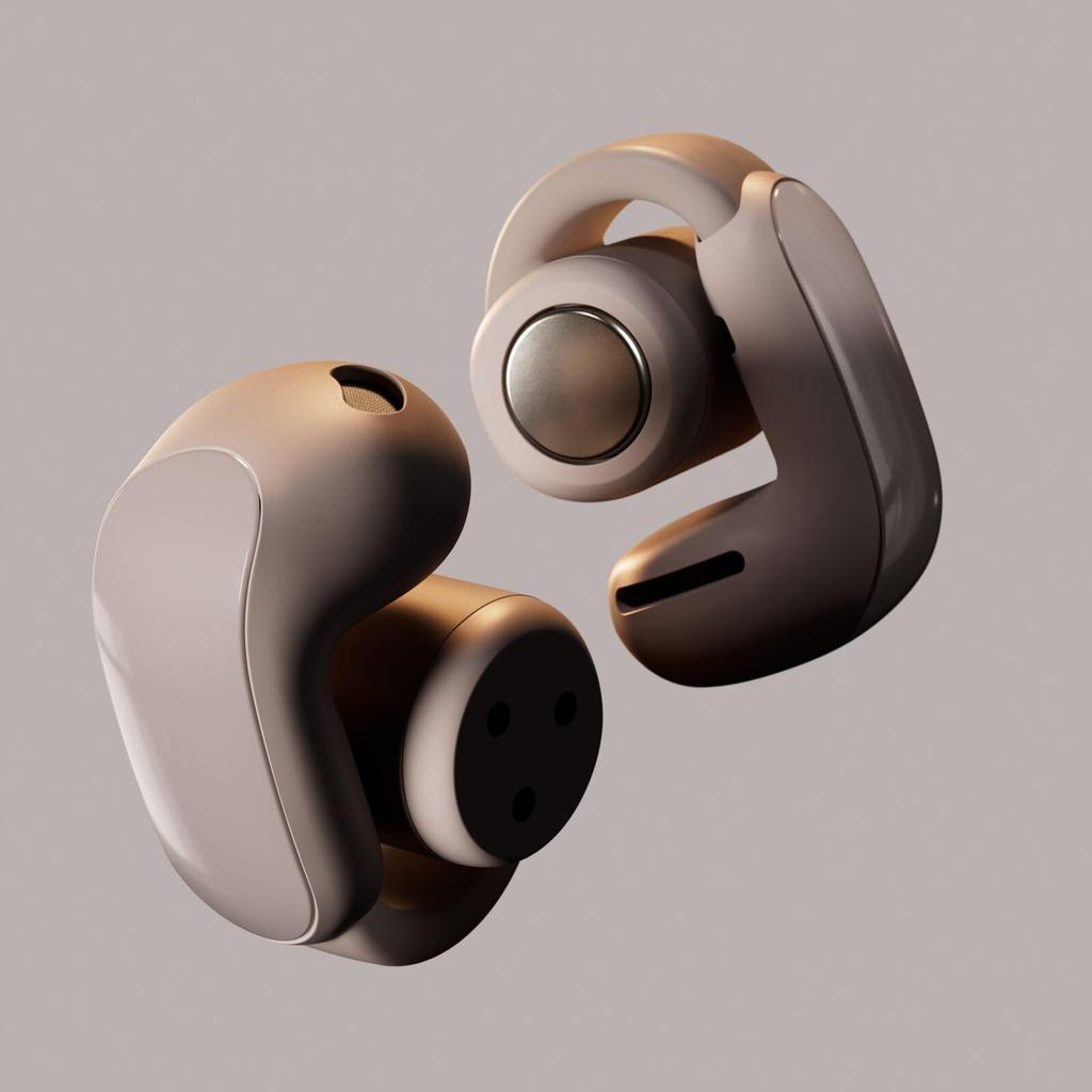 Bose Ultra Open Earbuds LE,Песочный,Пространственное аудио