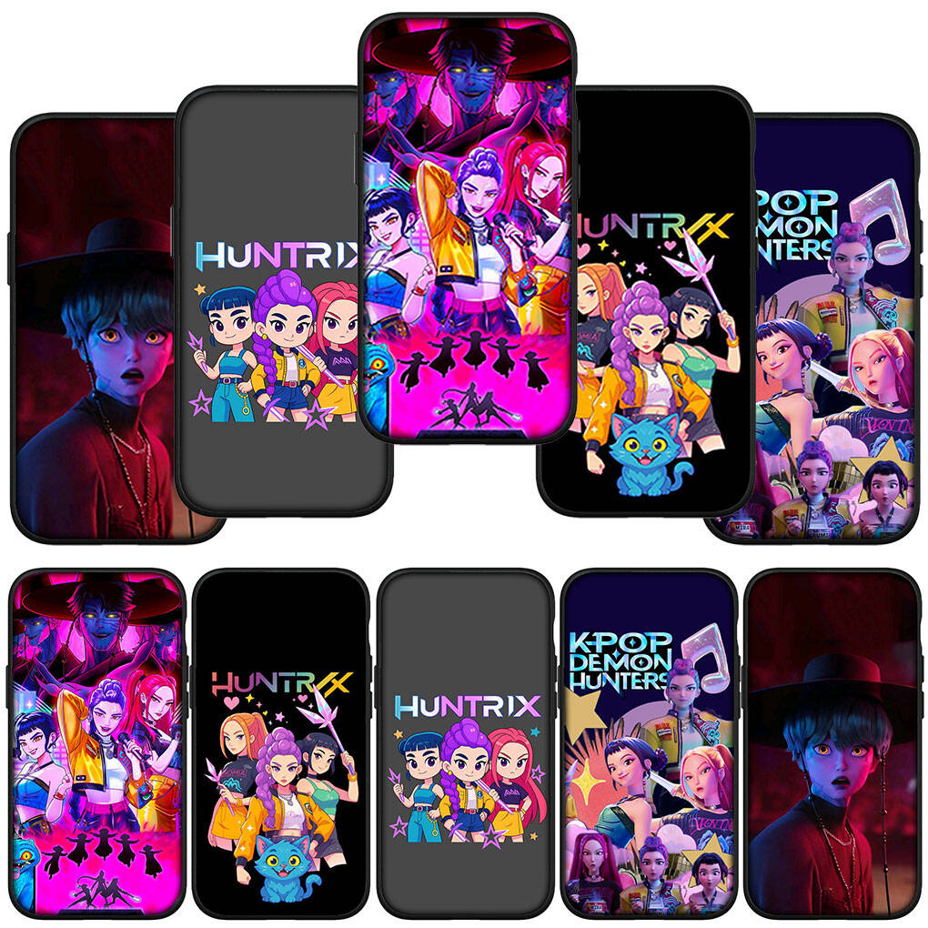 Phone Case for iPhone 17 16 15 Plus Huawei P30 P20 Lite Redmi Note 14 12 11 13 Pro Max OPPO A60 A80 A40 A18 A38 Mira Jinu KPop Zoey Demon Rumi Hunter