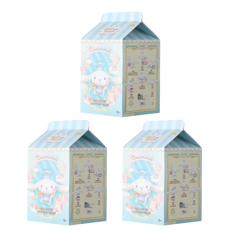 Оригинальная MINISO Sanrio Blind Box Cinnamoroll Серия «Кулинарная хижина» TidePlay Украшения Модель Каваи Аниме Кукла Украшение Детская Игрушка Подарок