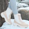 Fashion Women Boots Women Heels Boots For Winter 2024 Trend Fur Ankle Boots Platform Snow Bota Feminina Light Short Winter Shoes Female