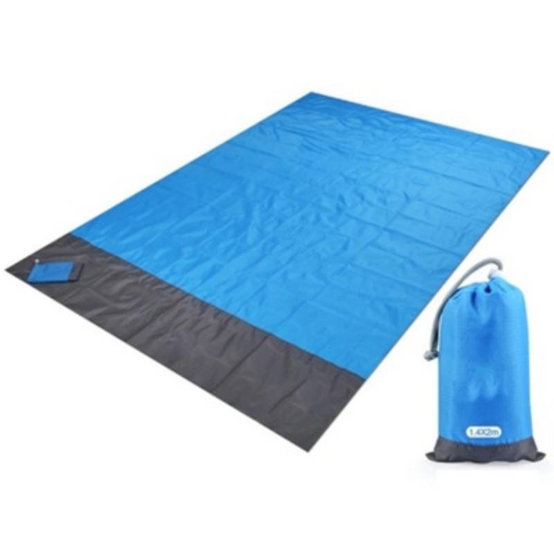1PC Waterproof Pocket Beach Blanket Outdoor Picnic Camping Mat Portable Folding Mat Sand Beach Mat