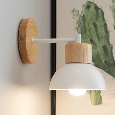 Светодиодный настенный светильник Nordic Wood Creative Light Fixture Room Dining Forest Sleeping Study Macaron Home Decor Wall Light Loft led Lamp