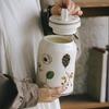 Керамические молочники с КРЫШКАМИ, послеобеденный чайник для кофейни, медовый сок, западная посуда, микроволновая печь, латте-арт НДС