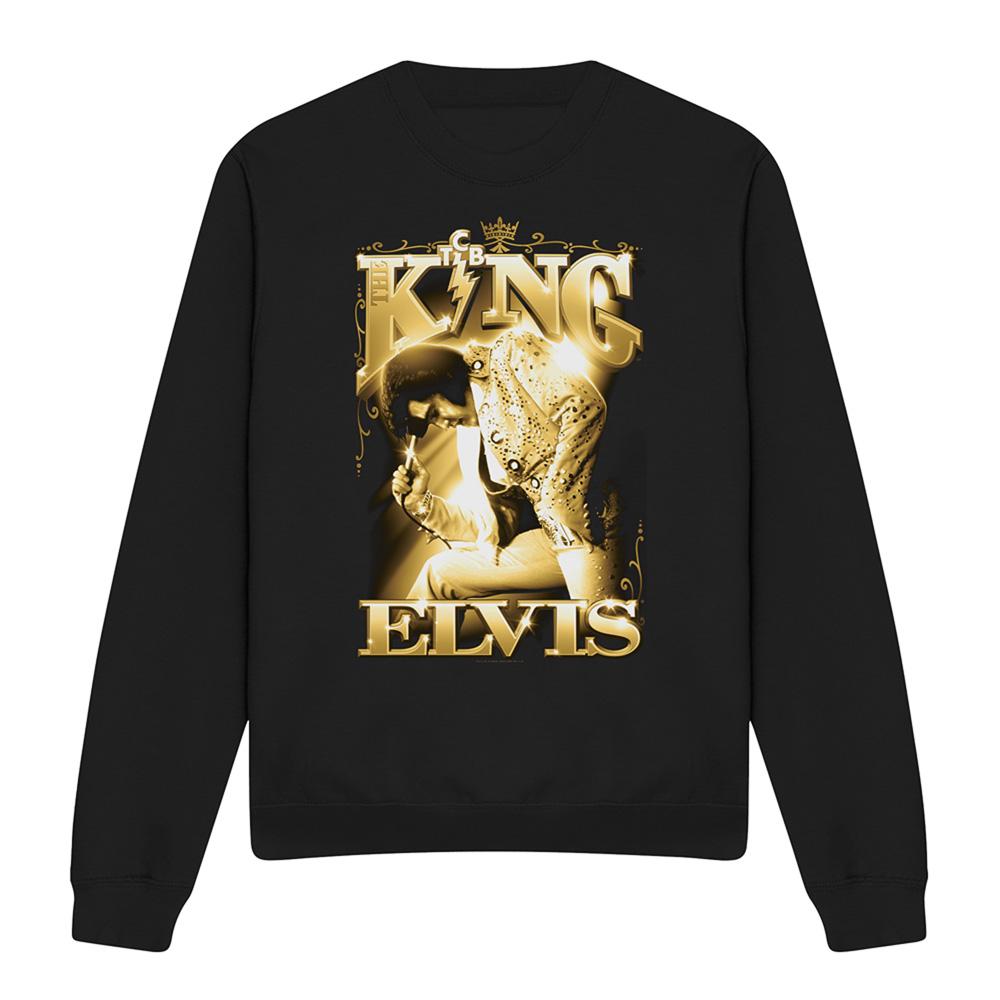 Elvis Presley Unisex Adult The King Sweatshirt