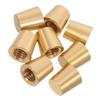 8Pcs Brass Foot Pads for Cutting Board Support - 15Mm Wood Tray Riser Legs Decorative Shelf Feet Display Cabinet Anti Skid Base