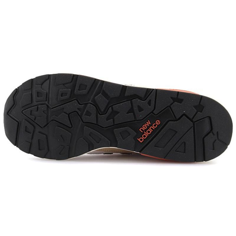 New Balance NB 580 Прочные Дышащие Повседневные Кроссовки с Низким Верхом Унисекс Светло-Серые Кроссовки CMT580CS(ширина D))