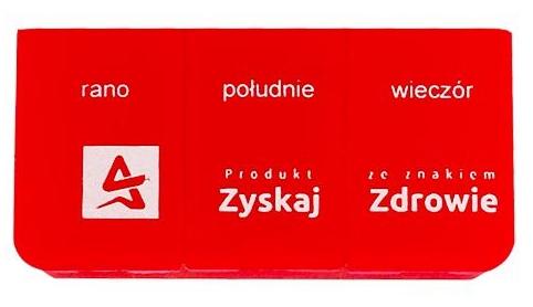 Точный органайзер для лекарств с тремя отделениями