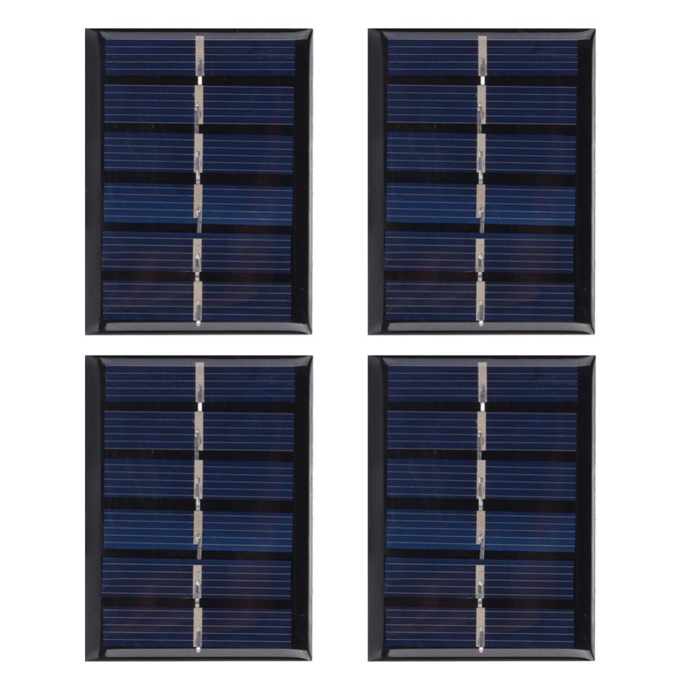 4 Pcs 65x48mm Solar Power Charging Panel Polycrystalline Silicon DIY Solar Panel  DIY Projects