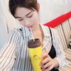 Portable Twizz Cup Leak-Proof Travel Mug with Straw Dual-layer Insulated Silicone Twist Design Hot/Cold Drinking Cups for Kids Students