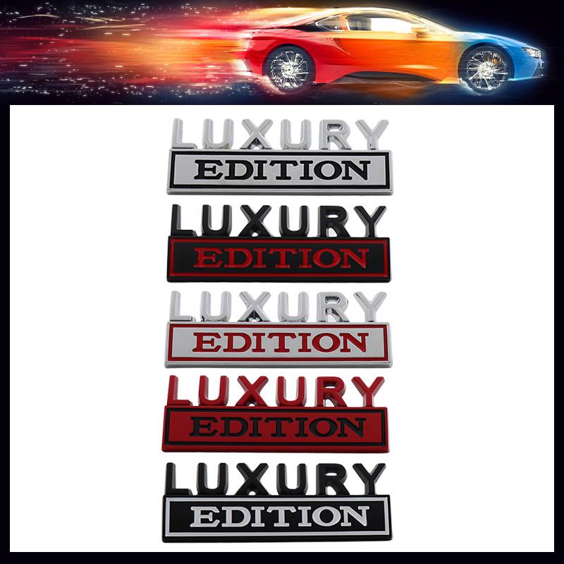 3D Car Styling Luxury Edition car Grille Fender trunk Rear Bonnet Nameplate Decal Emblem Badge Sticker