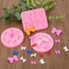 Bows Silicone Fondant Molds Mini Cartoon Butterfly for Cake Baking Cupcake Decoration Tool DIY Candy Chocolate Pudding Crafts