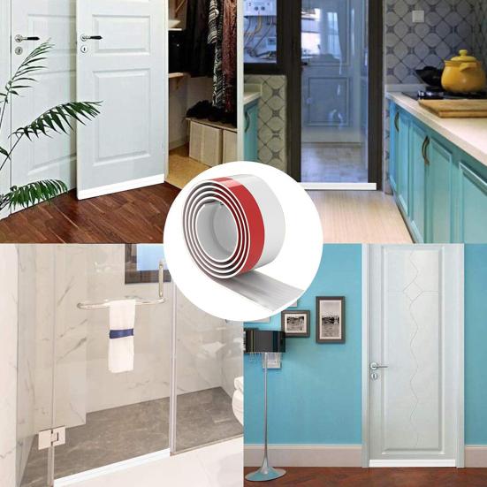 Нижняя уплотнительная лента двери Пробка Самоклеящаяся Противоскользящая Звукоизоляция Влагоизоляция Предотвращает блокировку насекомых Солнечный свет Пыленепроницаемость Защита Звук